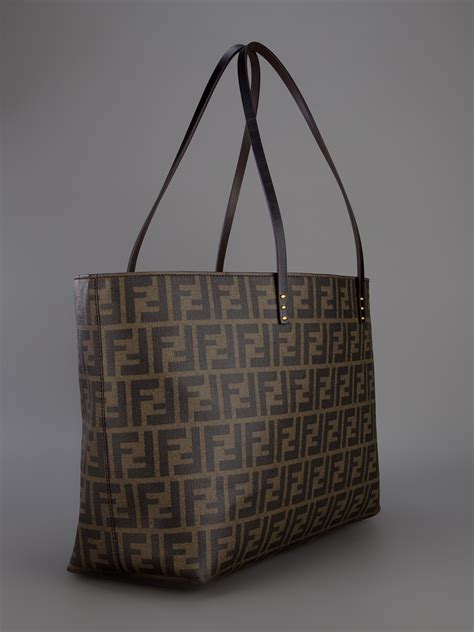 fendi monogram coat|fendi monogram shopper tote.